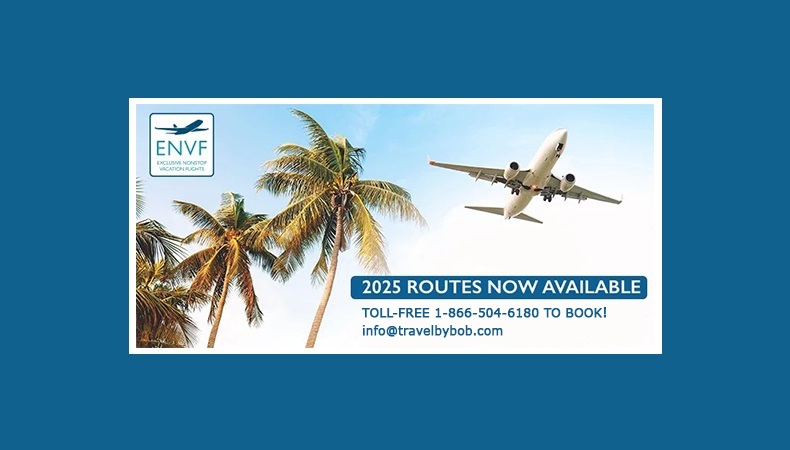 Apple Vacations 2025 ENVF Non Stop Charter Schedule Featured Image